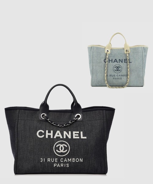 [CHANEL-샤넬]데님 도빌백 A66941