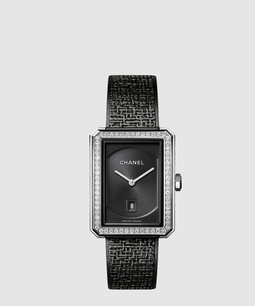 [CHANEL-샤넬]보이프렌드 트위드 34.6 H5318