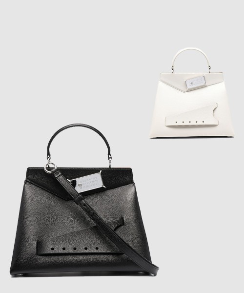 [MARGIELA-마르지엘라]스내치드 탑핸들백 미듐