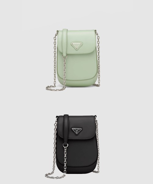 [PRADA-프라다]브러시드 미니 크로스백 1BH185