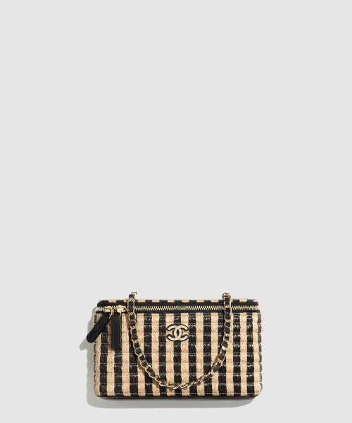 [CHANEL-샤넬]라피아 코스메틱 케이스 AP1999