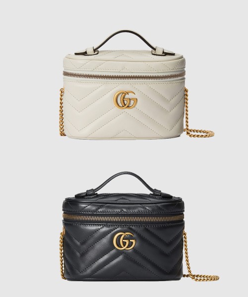 [GUCCI-구찌]GG 마몽 미니 탑핸들백 699515