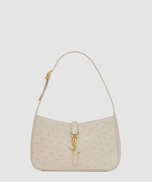 [SAINT LAURENT-생로랑]LE 5 A 7 호보백 오스트리치 657228