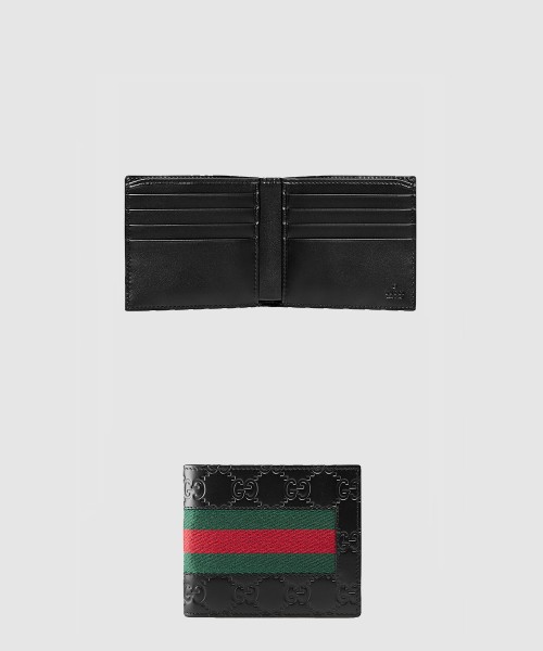 [GUCCI-구찌]시그니처 웹 반지갑 408827