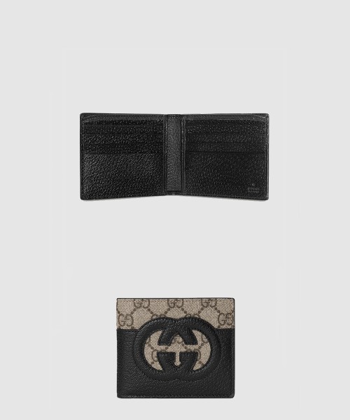 [GUCCI-구찌]컷아웃 인터로킹 G 반지갑 701420