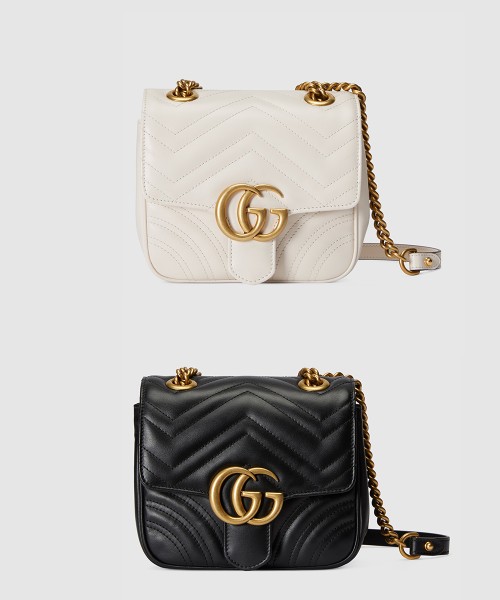 [GUCCI-구찌]GG 마몽 마틀라세 미니 크로스백 739682