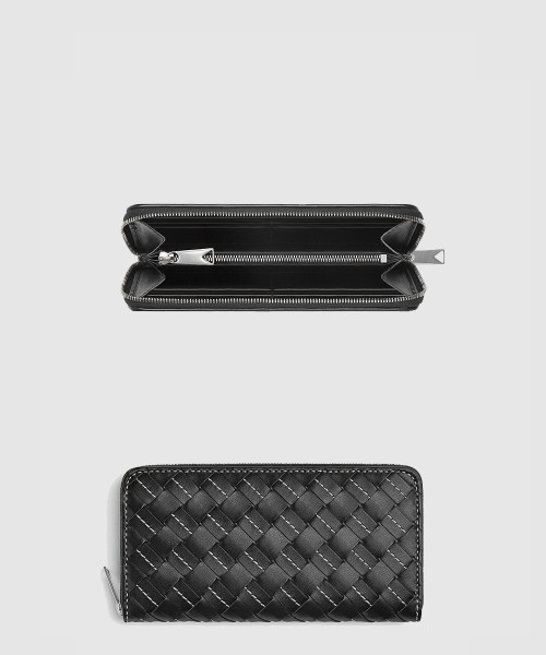 [BOTTEGA-보테가베네타]인트레치아토 지퍼월렛 749427
