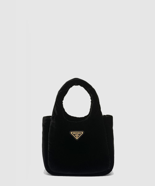 [PRADA-프라다]패딩 벨벳 미니 핸드백 1BA410