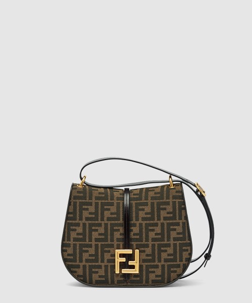 [FENDI-펜디]커몬 미듐 FF 자카드 패브릭백 8BT366
