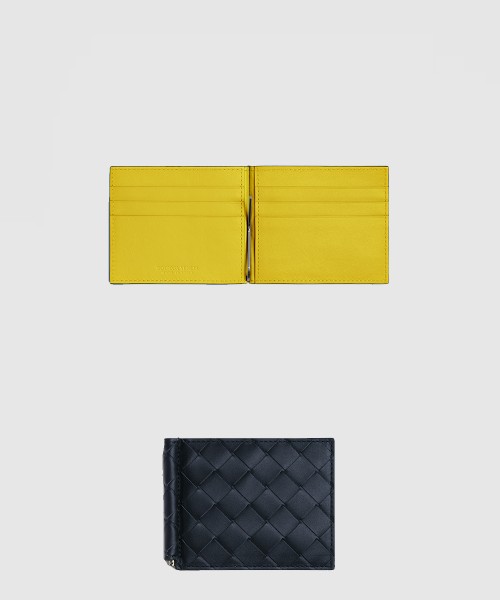 [BOTTEGA-보테가베네타]인트레치아토 클립형 지갑 592626