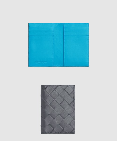 [BOTTEGA-보테가베네타]인트레치아토 플랩 카드 케이스 592619