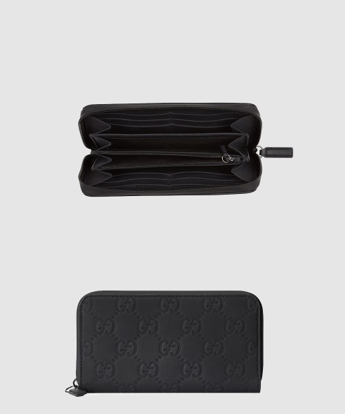 [GUCCI-구찌]GG 러버 이펙트 지퍼월렛 771421