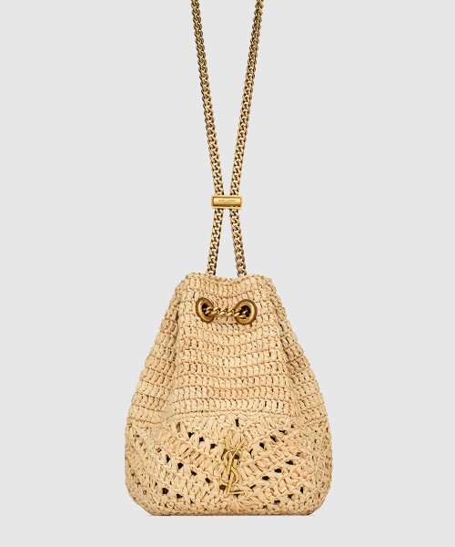 [SAINT LAURENT-생로랑]라피아 소재의 미니 JOE 774297