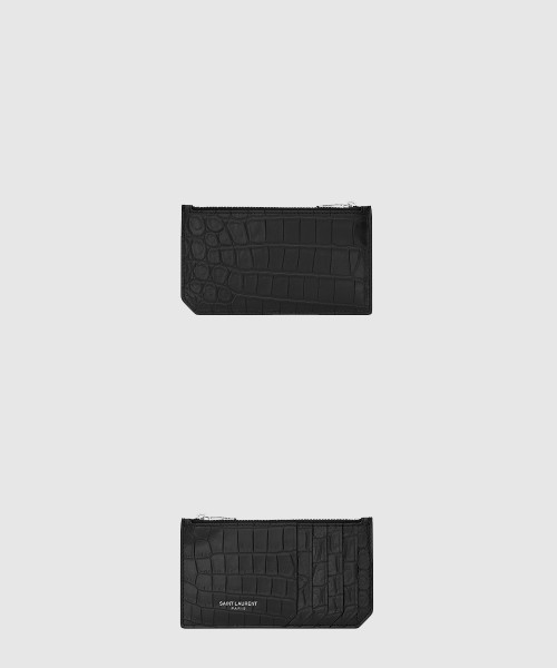 [SAINT LAURENT-생로랑]클래식 파리지앵 크로커 엠보 가죽 5단 지퍼백 631992