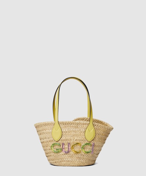 [GUCCI-구찌]로고 미니 스트로우 토트백 782381