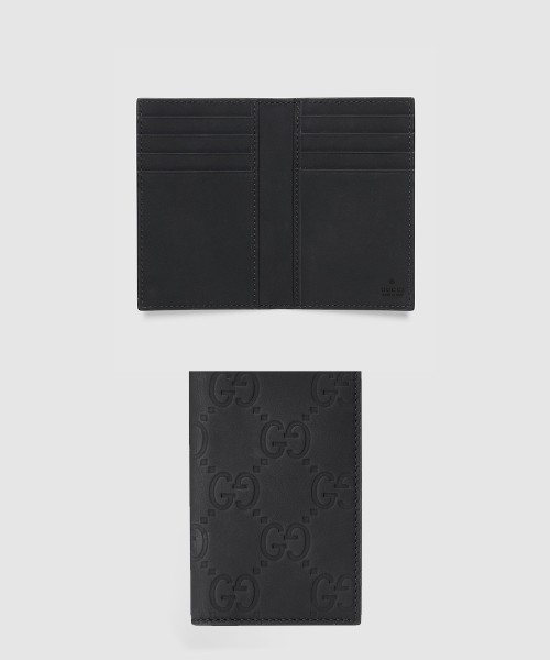 [GUCCI-구찌]GG 러버 효과 롱 카드 케이스 771317