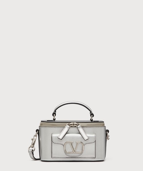 [VALENTINO-발렌티노]미니 메탈릭 송아지 가죽 케이스백