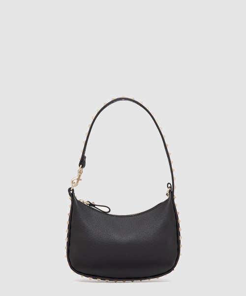 [VALENTINO-발렌티노]그레인 송아지 가죽 미니 호보 클러치