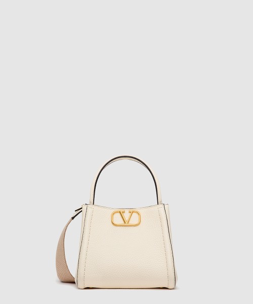 [VALENTINO-발렌티노]트럼펫 그레인 송아지 가죽 클러치