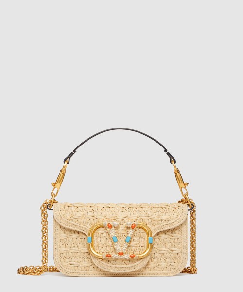 [VALENTINO-발렌티노]라피아 스몰 숄더백