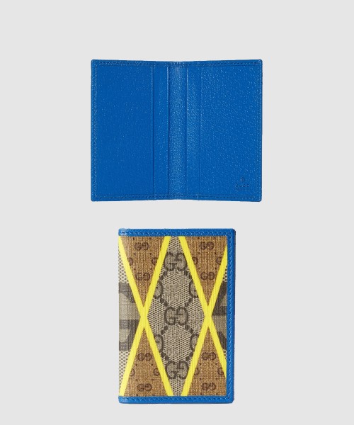 [GUCCI-구찌]아가일 프린트 카드 지갑 699267