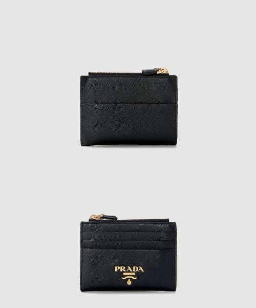 [PRADA-프라다]사피아노 메탈 로고 카드 지갑 1MC026