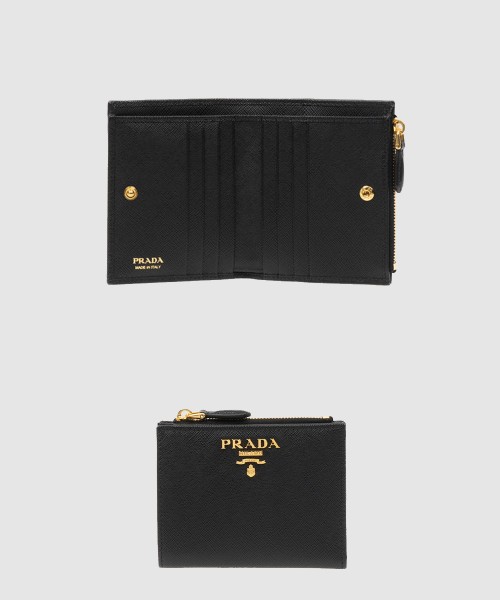 [PRADA-프라다]사피아노 가죽 반지갑 1ML050