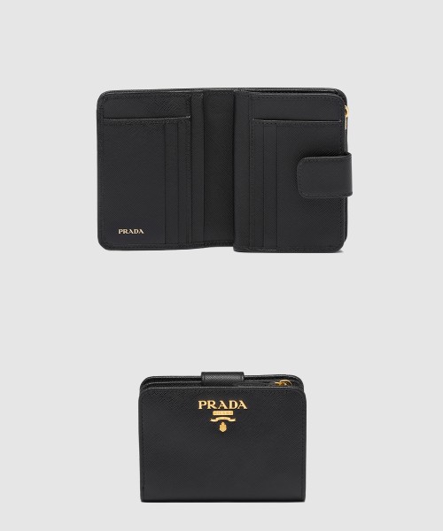 [PRADA-프라다]지퍼 반지갑 1ML018