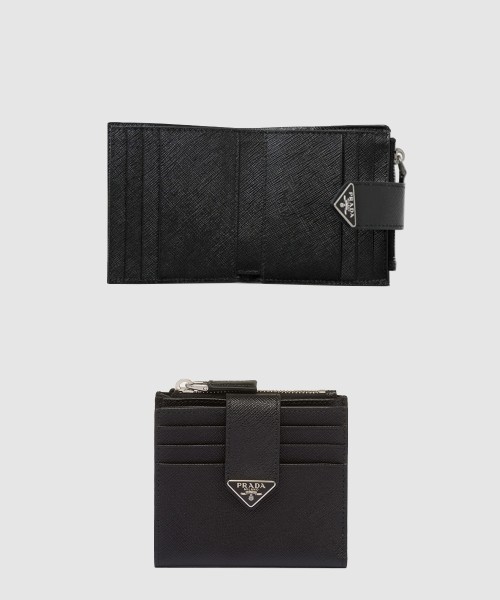 [PRADA-프라다]사피아노 및 가죽 카드 홀더 2MC066