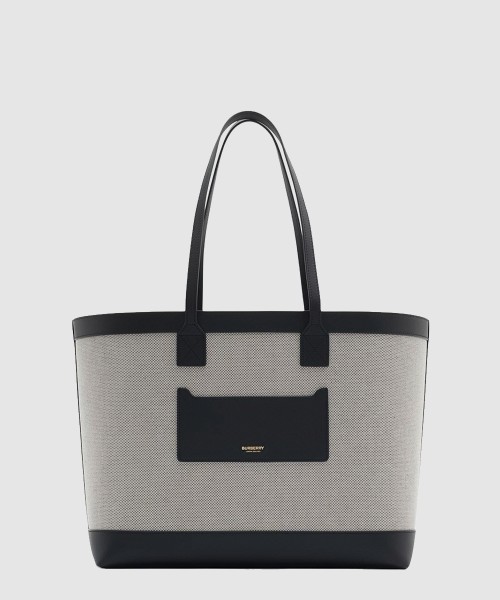 [BURBERRY-버버리]캔버스 미디엄 토트백 80895691