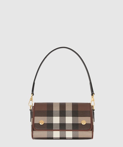 [BURBERRY-버버리]체크 가죽 크로스바디백 80551721