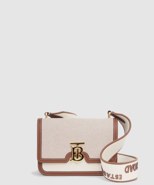 [BURBERRY-버버리]스몰 코튼 캔버스 숄더백 80424191