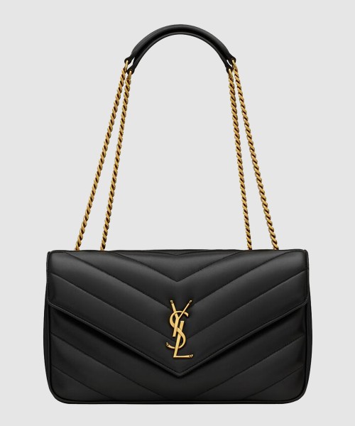 [SAINT LAURENT-생로랑]matelassé 램스킨 소재의 loulou 미디엄백 801439