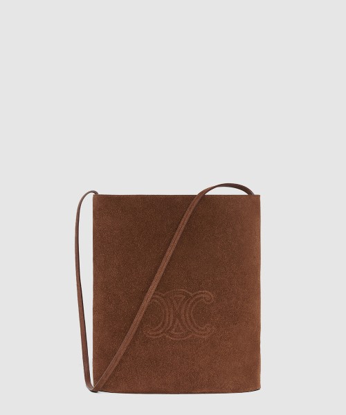 [CELINE-셀린느]버킷 트리옹프 엠보싱 스웨이드 카프스킨 194953