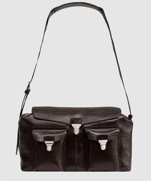 [LEMAIRE-르메르]글로시 베지터블 레더 위켄드 기어백