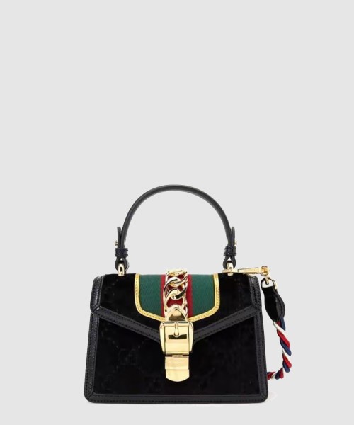 [GUCCI-구찌]비로드 미니 실비백 470270