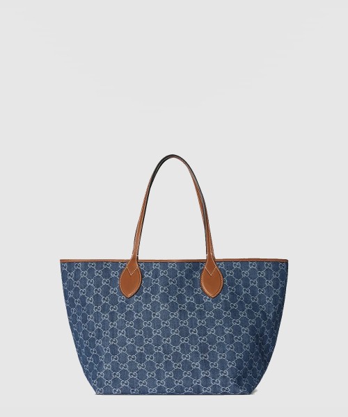 [GUCCI-구찌]미디엄 토트백 블루 데님 820481