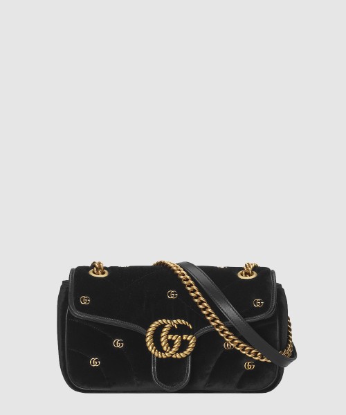 [GUCCI-구찌]GG 마몽 벨벳 스몰 숄더백 443497