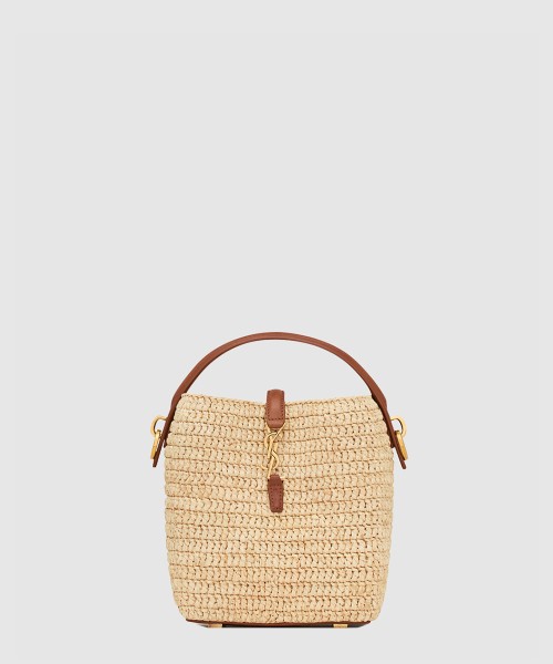 [SAINT LAURENT-생로랑]라피아 소재 le 37 미니 765870