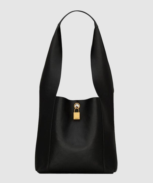 [SAINT LAURENT-생로랑]탠저 Tanger 패드락 팬던트 레더 숄더백 773686