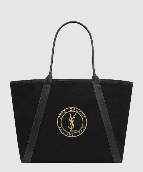 [SAINT LAURENT-생로랑]캔버스 소재의 rive gauche 토트백 780096