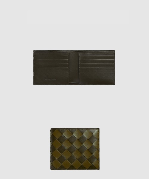 [BOTTEGA-보테가베네타]인트레치아토 폴더형 지갑 743211