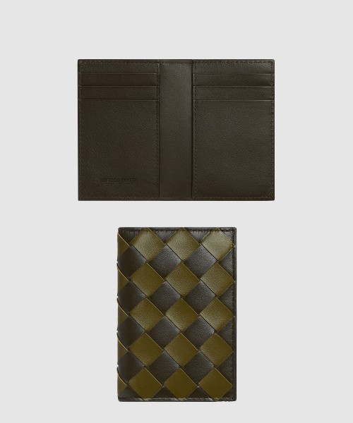 [BOTTEGA-보테가베네타]인트레치아토 플랩 카드 케이스 592619