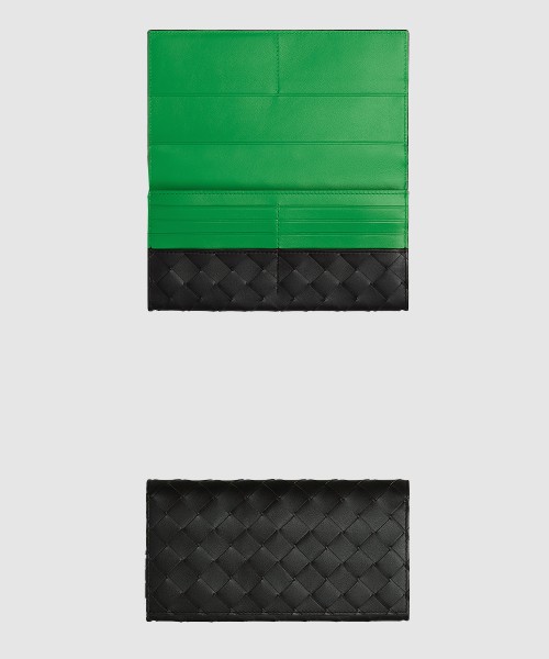 [BOTTEGA-보테가베네타]동전 지갑을 갖춘 인트레치아토 장지갑 749438