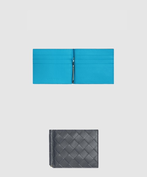 [BOTTEGA-보테가베네타]인트레치아토 머니클립 반지갑 592626