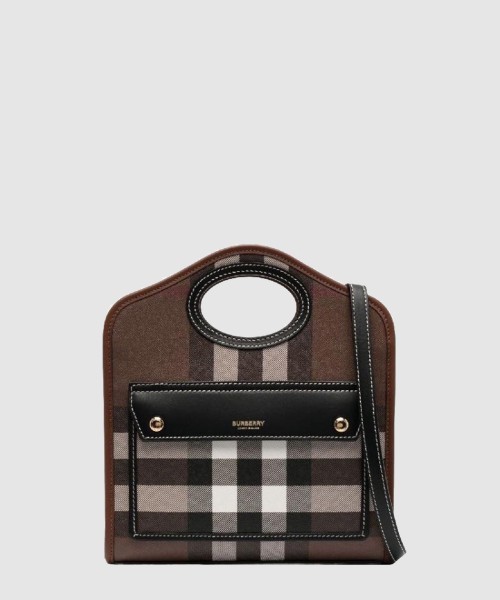 [BURBERRY-버버리]투톤 미니 포켓백 80713861