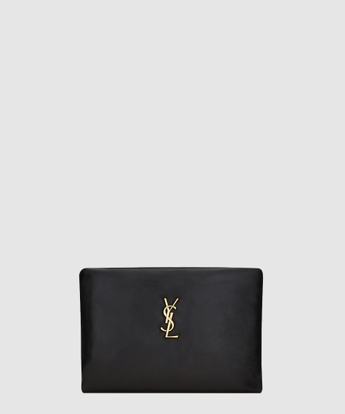 [SAINT LAURENT-생로랑]램스킨 소재의 calypso 스몰 파우치 765025