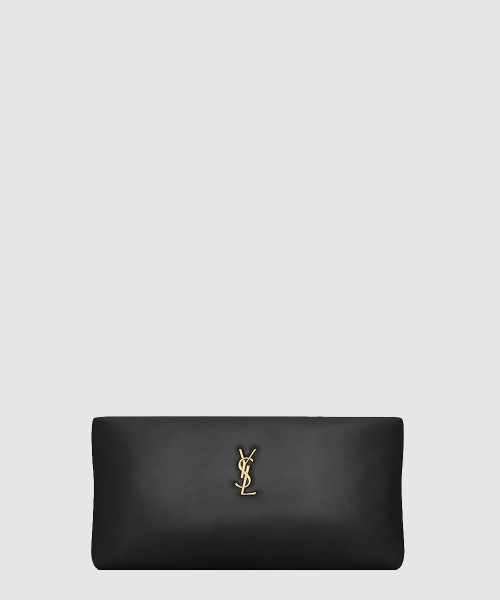 [SAINT LAURENT-생로랑]램스킨 소재의 calypso 롱 파우치 774062