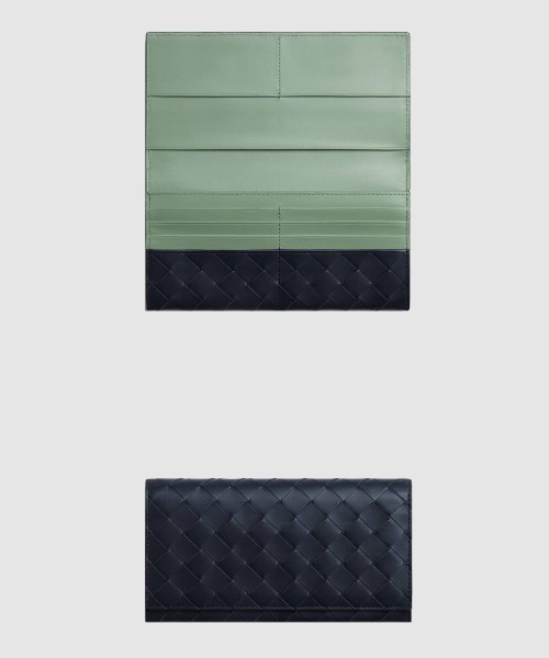 [BOTTEGA-보테가베네타]동전 지갑을 갖춘 인트레치아토 장지갑 749438