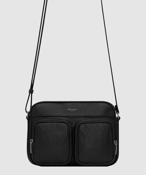 [SAINT LAURENT-생로랑]그레인 가죽 소재의 city 생 로랑 카메라백 729240
